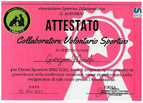ATTIVITA CINOFILE – IL BINOMIO Associazione Sportiva Dilettantistica